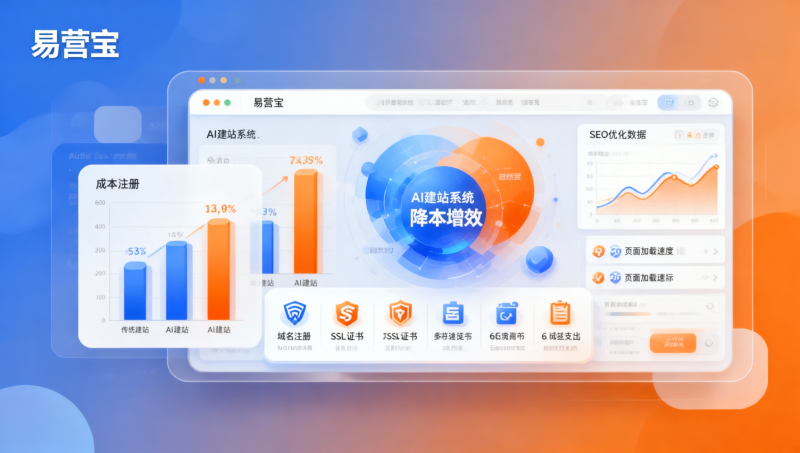 AI建站和传统建站成本对比：首年投入差额超￥23,800？含域名、SSL、托管、维护6项明细拆解