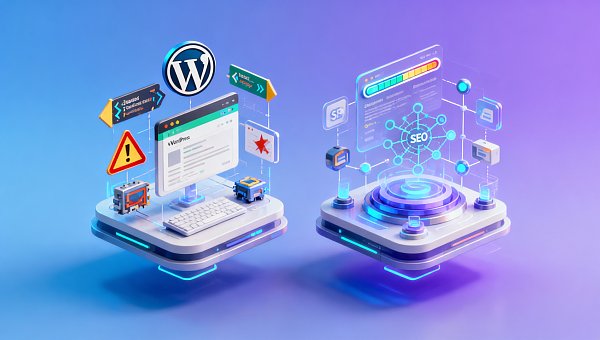 AI 建站和传统网站建设有什么区别？前端渲染方式、SEO友好度、第三方工具兼容性三重验证