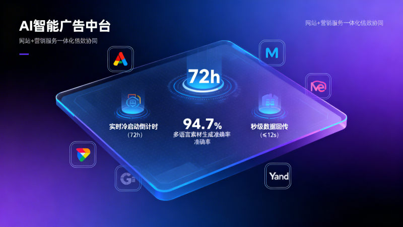 AI+SEM广告系统哪家强？对比测试10大参数：冷启动周期、素材生成准确率、投放数据回传延迟