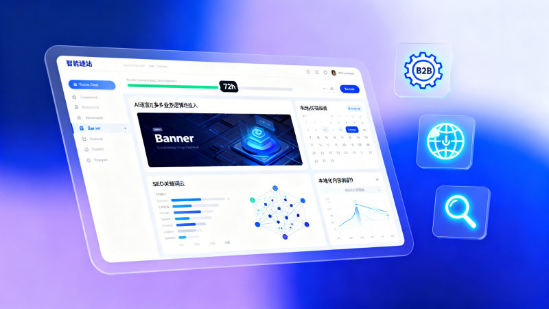 AI可以帮助快速搭建独立站吗？外贸人自建站实操记录：从零到上线仅用72小时，但3处需手动优化