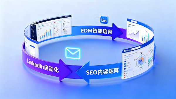 外贸独立站如何获取客户?2026年B2B获客新路径:LinkedIn自动化+EDM+SEO内容矩阵的3步闭环 外贸独立站如何获取客户?2026年B2B获客新路径:LinkedIn自动化+EDM+SEO内容矩阵的3步闭环