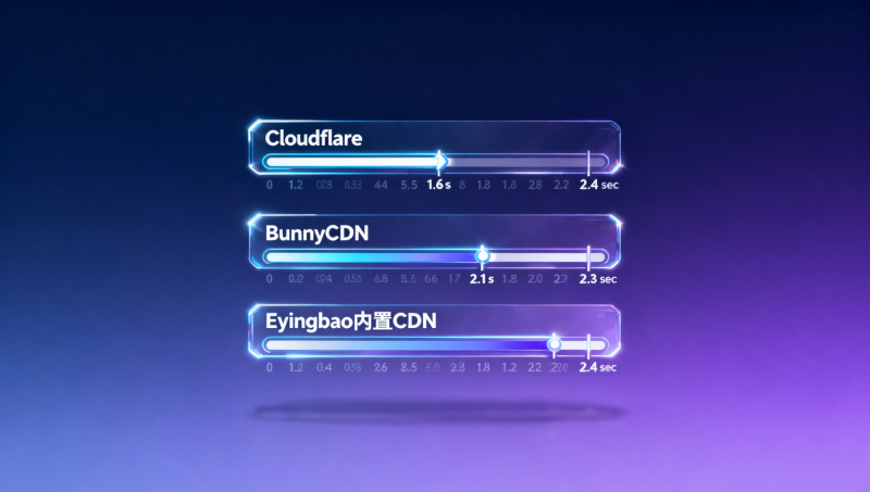 海外网站访问慢怎么办？对比Cloudflare、BunnyCDN和Eyingbao内置CDN在中东节点的实际首屏加载差异
