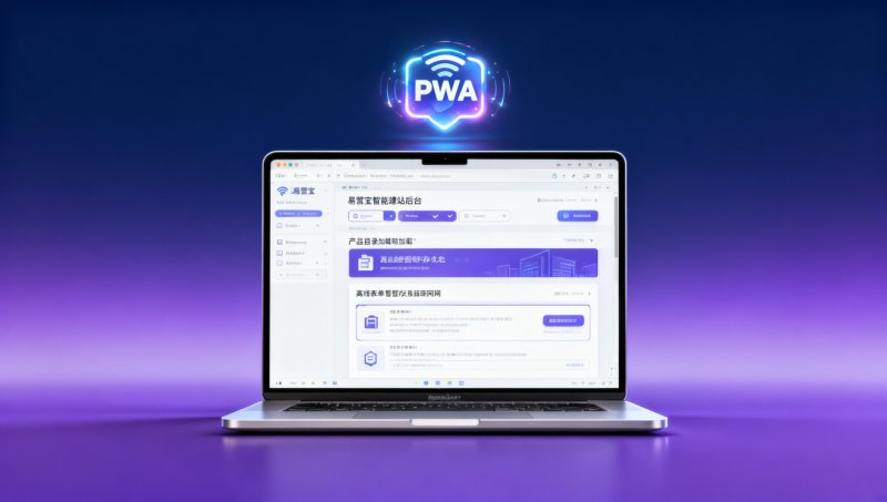 易营宝智能建站解决方案是否支持PWA离线访问？外贸业务员无网络场景使用验证