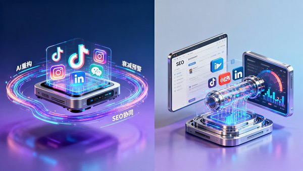 社交平台内容营销做矩阵号，不同平台的内容复用到底有没有效果衰减？
