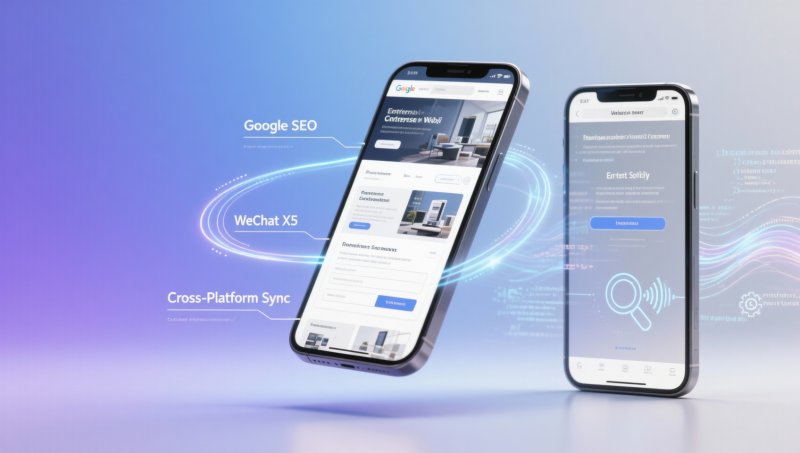 谷歌SEO优化工具提示‘移动端友好’，但微信内置浏览器仍显示错版