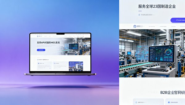 网站设计风格选错影响转化率？实测12套B2B企业站首页的点击热力图差异