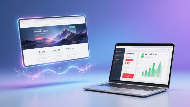 站长工具网站分析显示‘移动端速度评分低’，但真实用户加载时间反而更快？