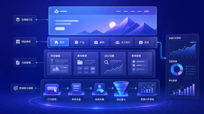企业级自助建站系统教程从哪里开始不绕路