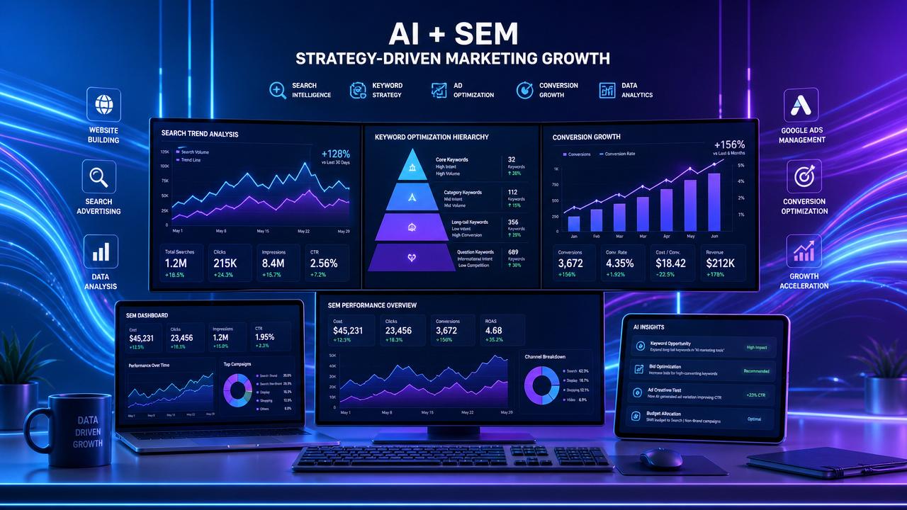 AI+SEM 广告投放策略价格差距为何这么大 AI+SEM 广告投放策略价格差距为何这么大