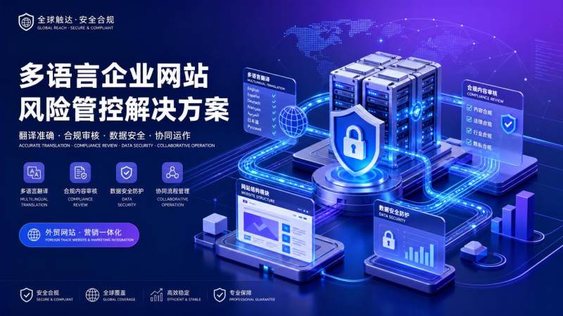 外贸多语言网站会不会有风险，风险点在哪