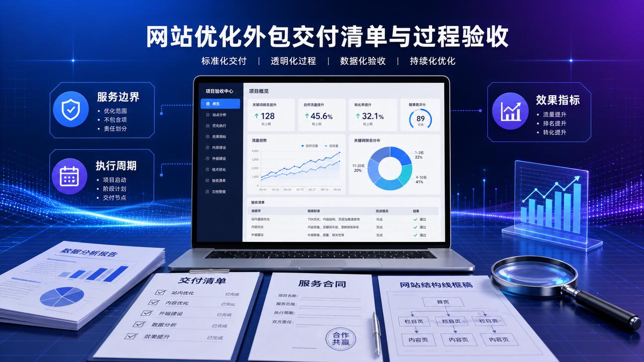 网站优化外包前要确认哪些交付项 网站优化外包前要确认哪些交付项