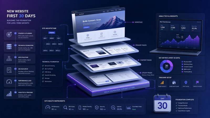 搜索引擎优化技巧：新站先做什么