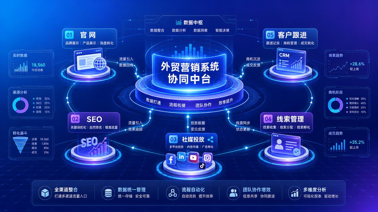外贸营销系统怎么选才不会影响团队协作
