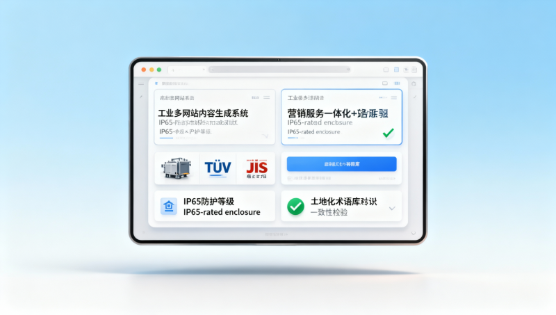 易营宝AI建站内容生成能替代人工吗？中英双语产品描述准确率、技术参数一致性、本地化表达适配度实测