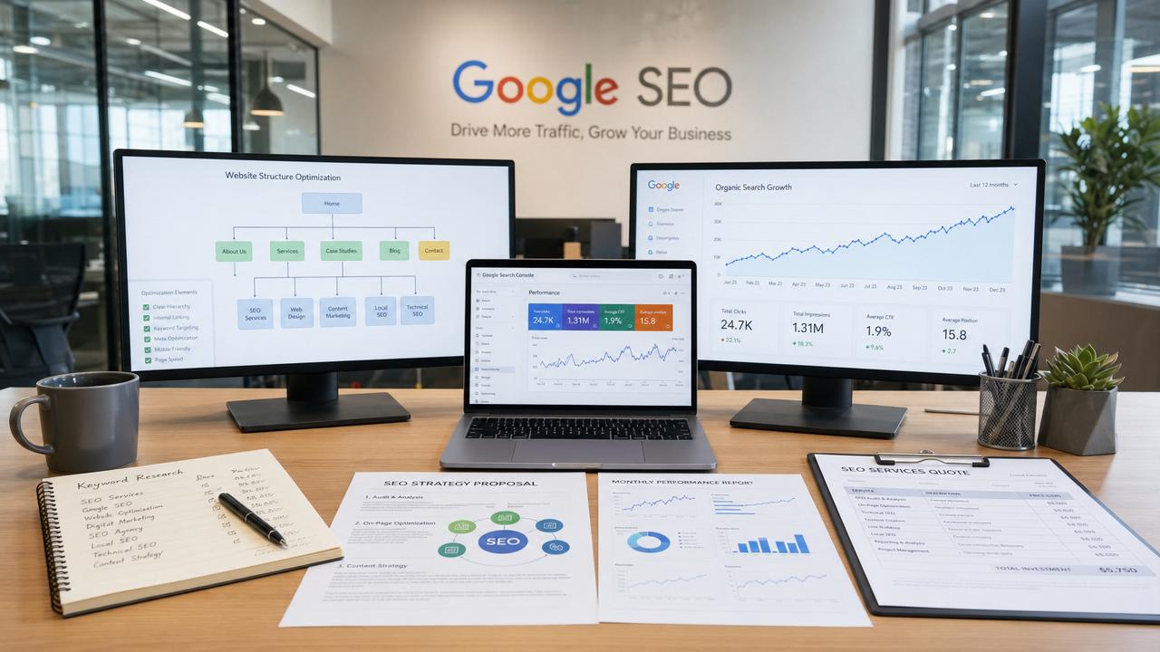 Google SEO服务怎么选？从策略、执行到报价的避坑清单