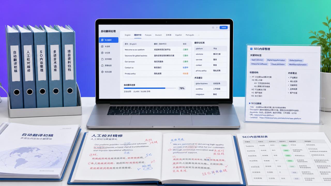 整站翻译和人工校对怎么分工