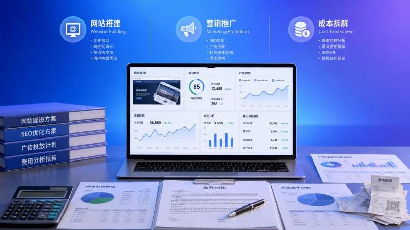 易营宝服务价格怎么计算？建站、SEO与推广费用拆解