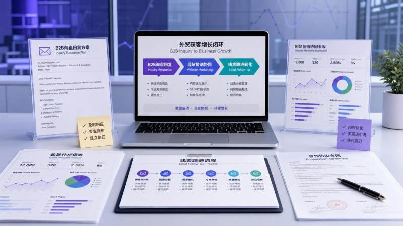 B2B询盘回复模板怎么写？首封跟进邮件的结构与常见错误