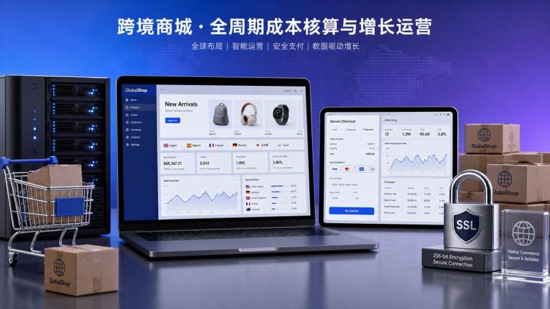 B2C跨境商城建站成本怎么核算