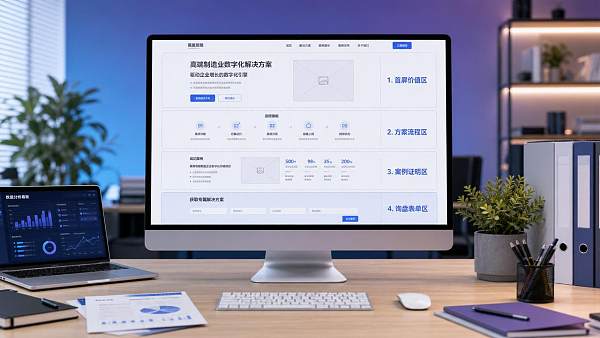 B2B询盘获客页面该怎么布局