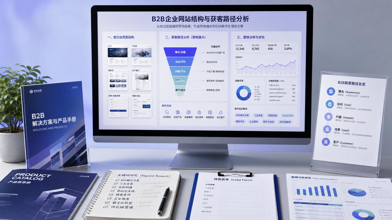B2B独立站怎么做?从定位、页面结构到获客路径的搭建思路 B2B独立站怎么做?从定位、页面结构到获客路径的搭建思路