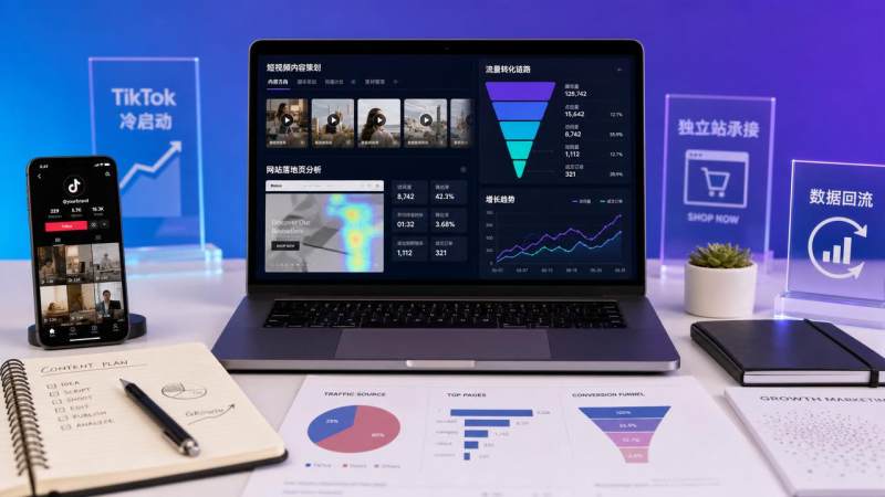 TikTok出海怎么做冷启动？从账号定位到首批内容发布流程