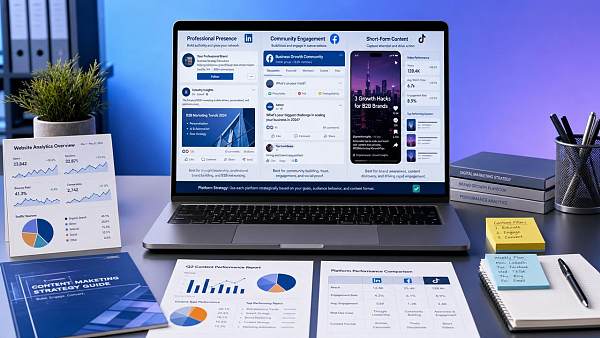 海外社媒运营选平台怎么选？LinkedIn、Facebook、TikTok差异解析