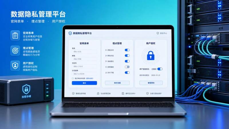 企业官网为什么要重视数据隐私？表单、埋点与用户授权的风险点