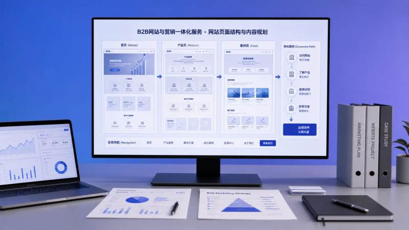 B2B网站案例拆解：高询盘官网通常具备哪些页面与内容结构