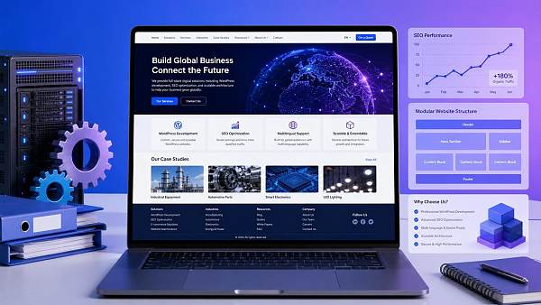外贸建站和WordPress怎么选?成本、SEO与扩展性对比 外贸建站和WordPress怎么选?成本、SEO与扩展性对比