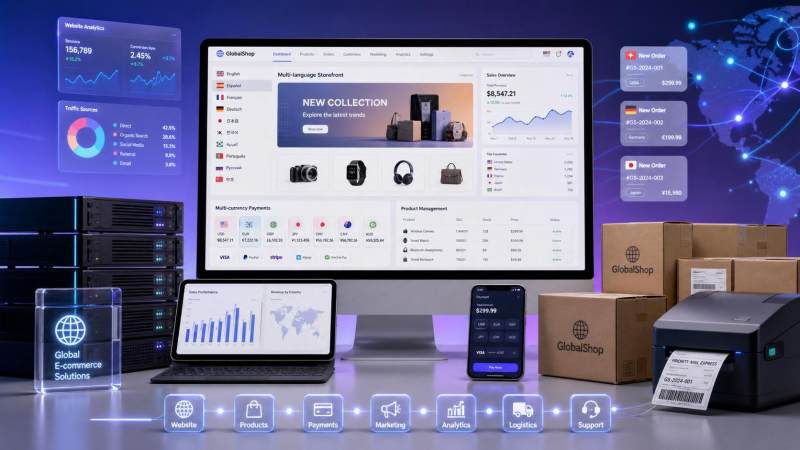 B2C跨境商城系统选型看哪些能力