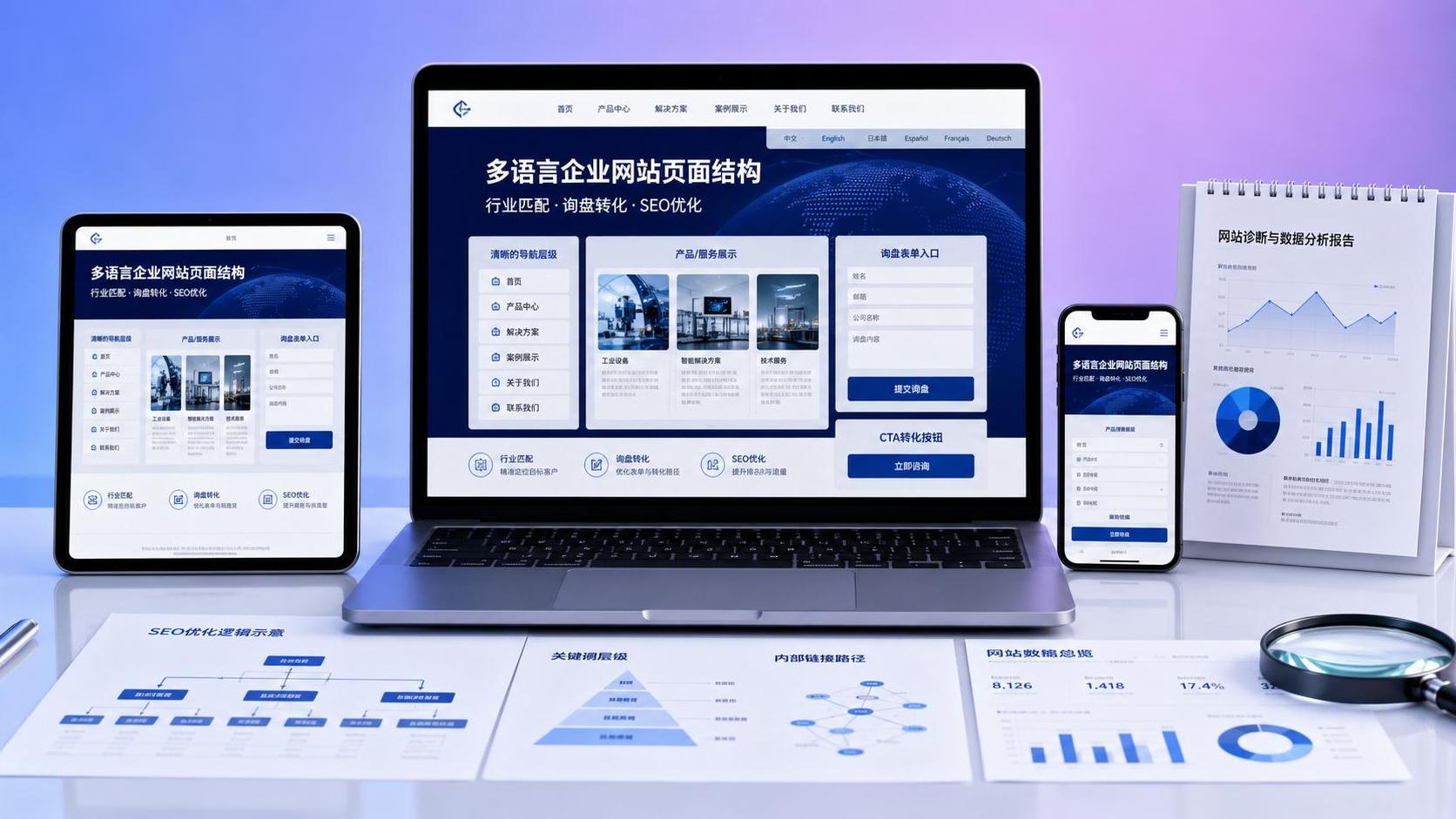 外贸建站案例应该重点看什么?行业匹配、功能配置与SEO基础 外贸建站案例应该重点看什么?行业匹配、功能配置与SEO基础