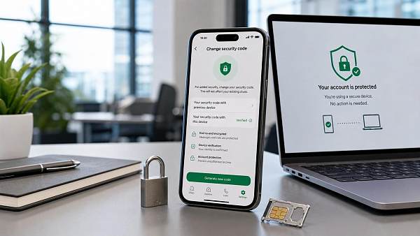 WhatsApp 安全码变化是不是账号被盗？