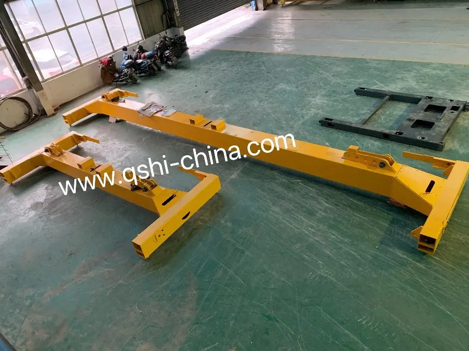 20FT Semi automatic single beam container spreader with BV certification