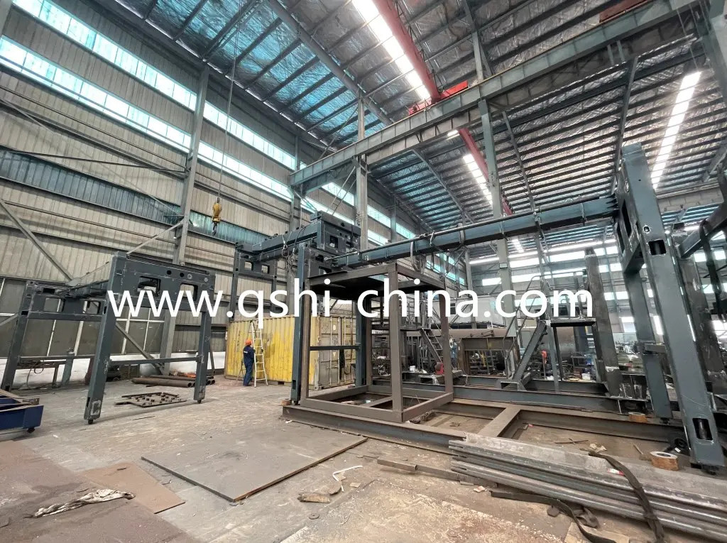 QSHI Electric Over height Container Spreader Site Testing