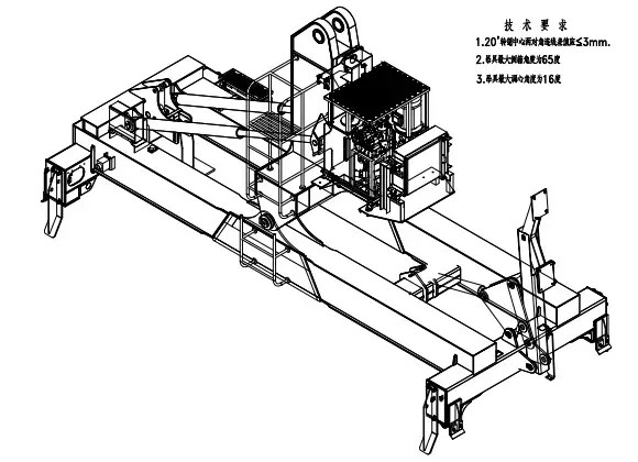 Side Titling Container Spreader