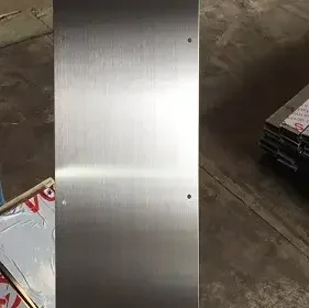 Hairline Finish Laser Cutting