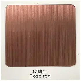 玫瑰红.png Titanium coating on surface