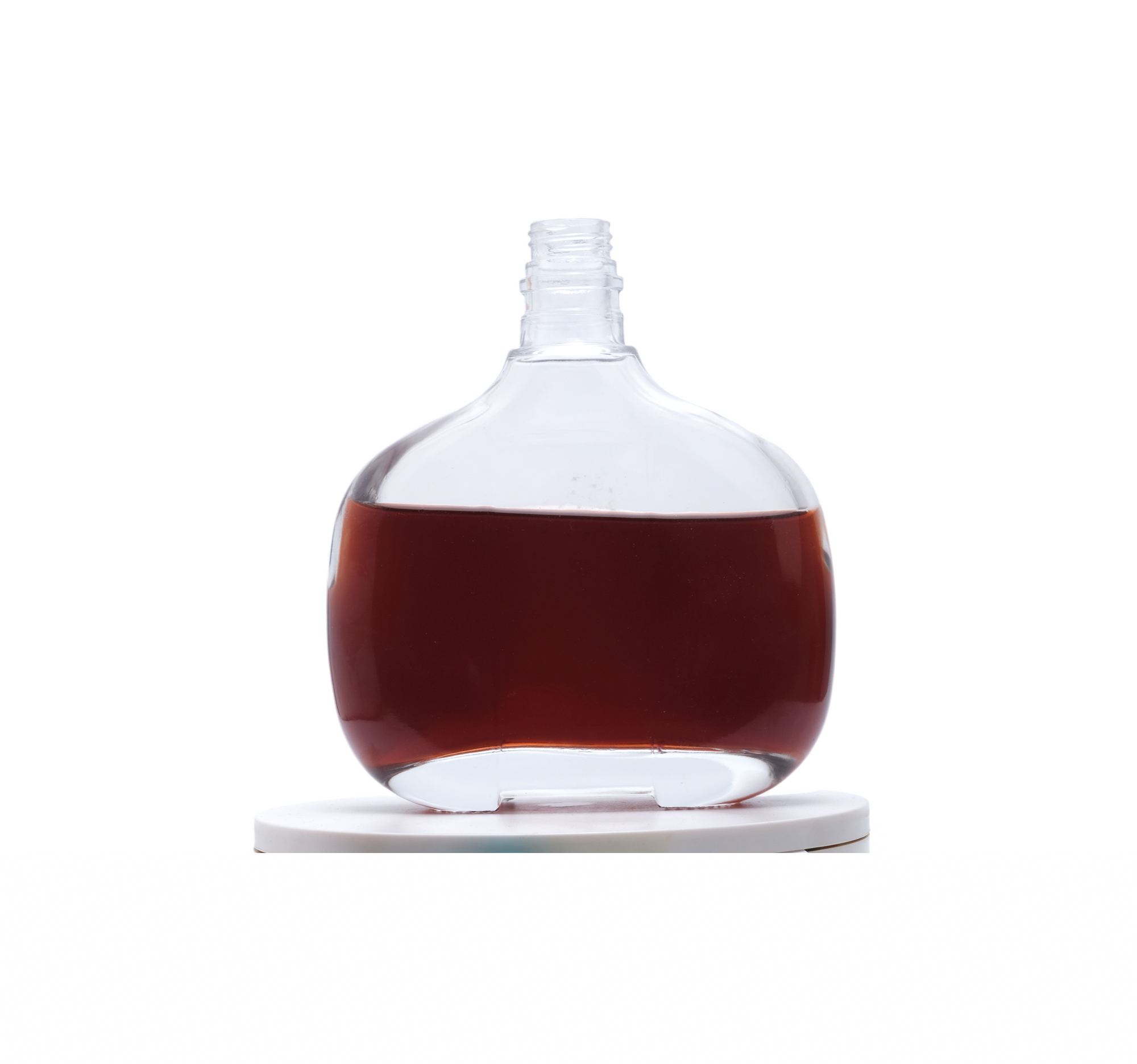 Custom Clear Vodka Liquor Gin Rum Tequila Whiskey Alcohol Glass Bottle 500ml 750ml 1000ml With Cork