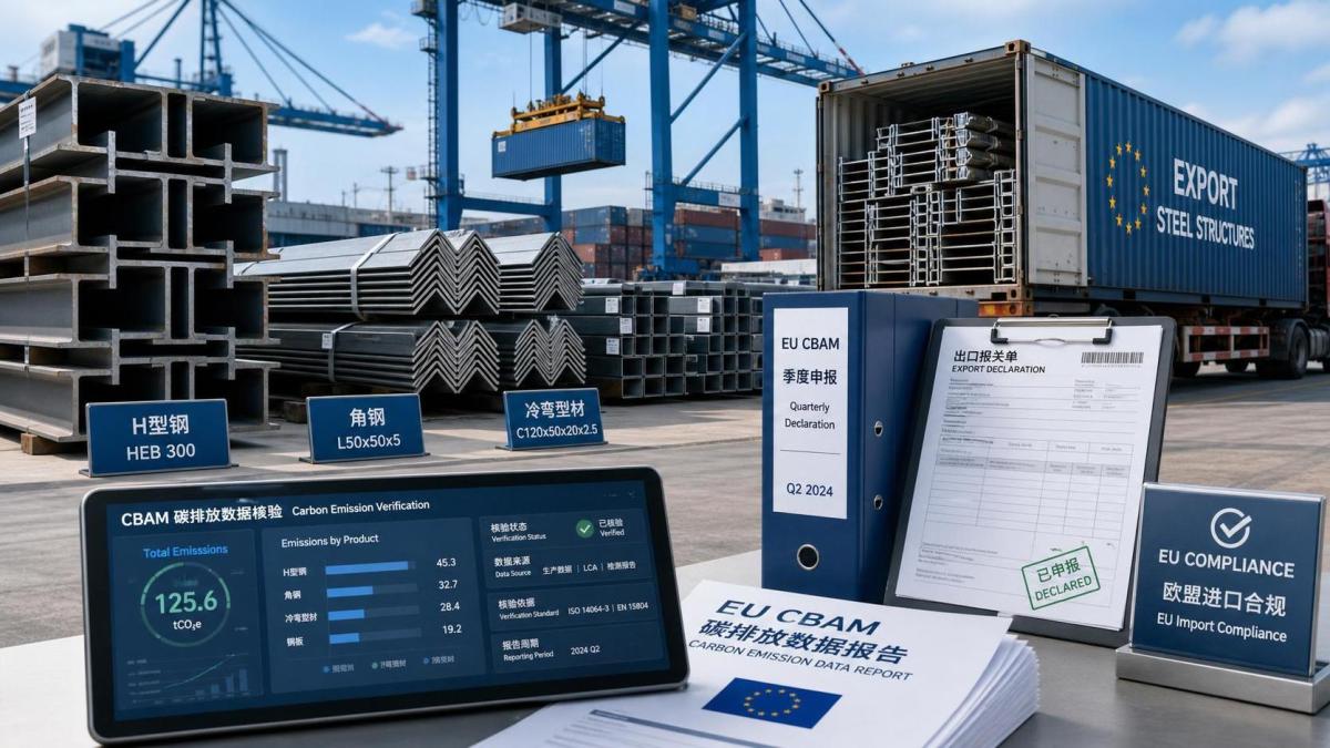 EU CBAM Update Sets Quarterly Filing for Steel Sections