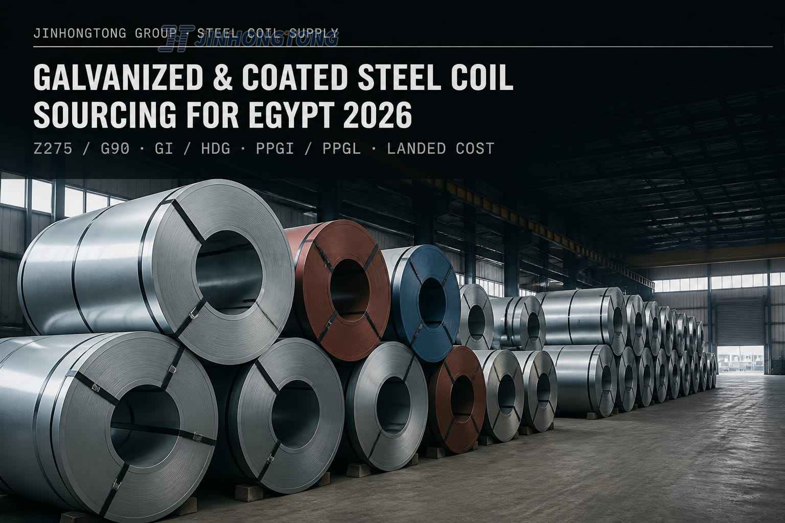 Sourcing Galvanized and Color-Coated Steel Coil for Egypt in 2026: A Buyer's Guide