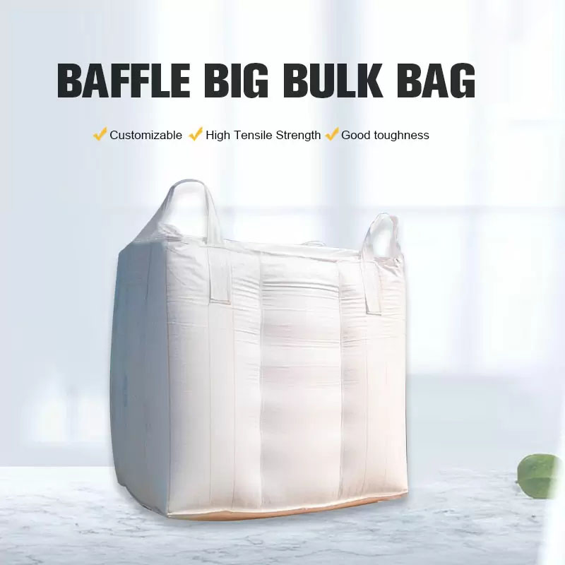 Bolso grande gigante tejido PP desconcertado resistente de FIBC para la sal de la harina de la semilla