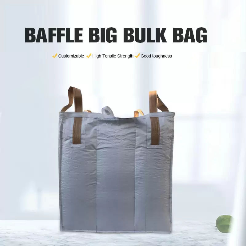 Deflector Jumbo FIBC PP tejido Super sacos Q bolsa con partición interior