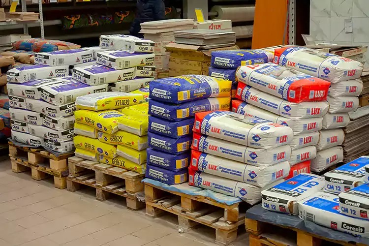 Fondo de bloque de cemento PP Chengda Pack con válvula