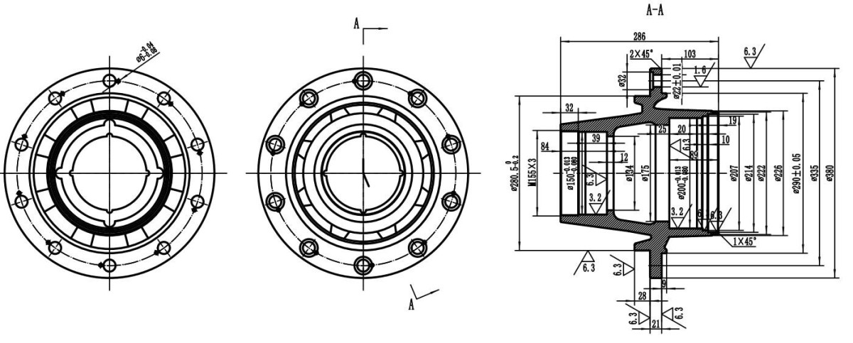 New Product Wheel Hub Customized Trailer Wheel Hub