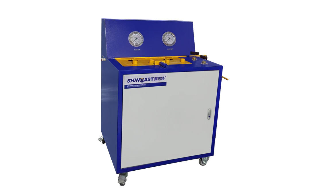 Pneumatic nitrogen gas spring filling