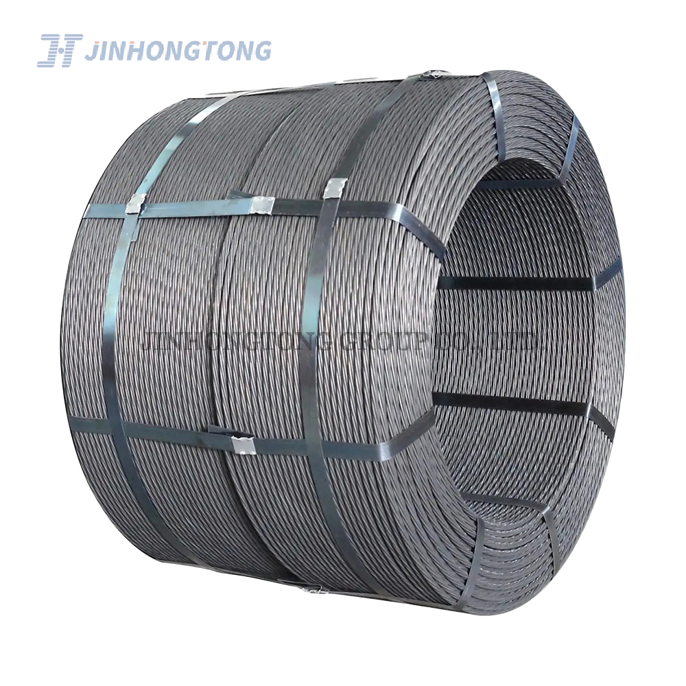 High Carbon 7 Wire 9 53mm Low Relaxation Post Tensioned Cable Pc Steel Strand High Carbon 7 Wire 9 53mm Low Relaxation Post Tensioned Cable Pc Steel Strand