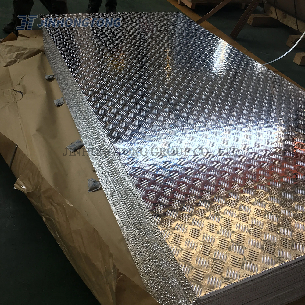 Aluminum checkered coil