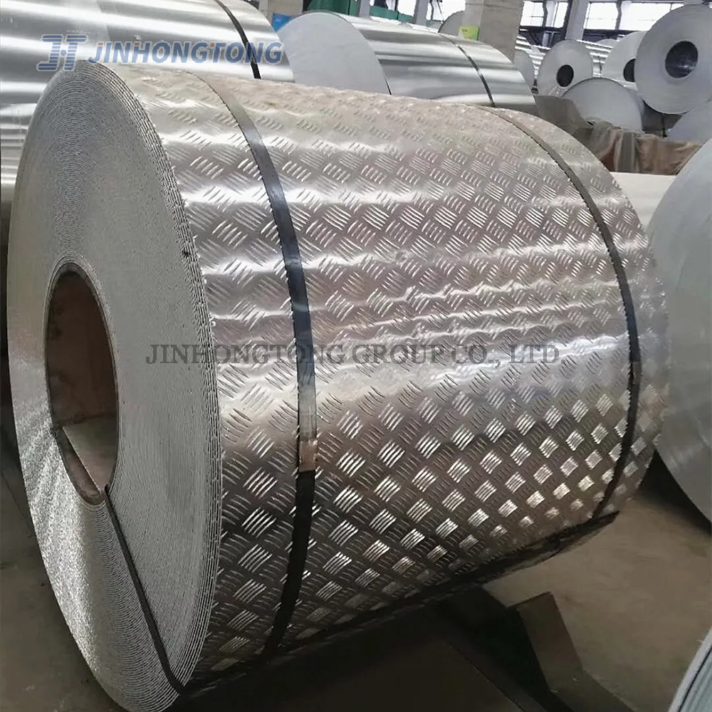 Aluminum checkered coil