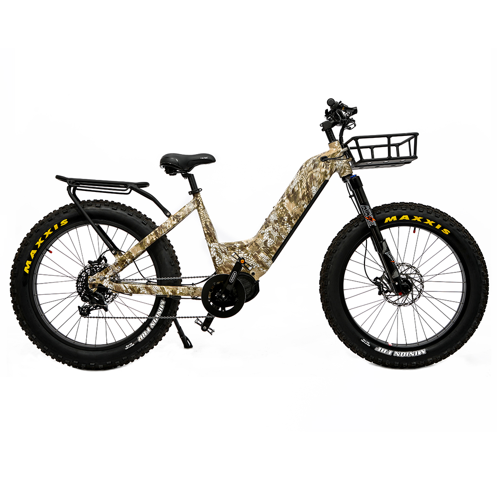 48V30Ah Big Battery Long Range Electric Fat Bike Bafang G510 Mid Drive Ebike